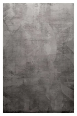Kunstfell Teppich Grau Anthrazit soft & weich 