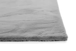 Kunstfell Teppich Grau flauschig und weich "Anna" WECONhome Basics