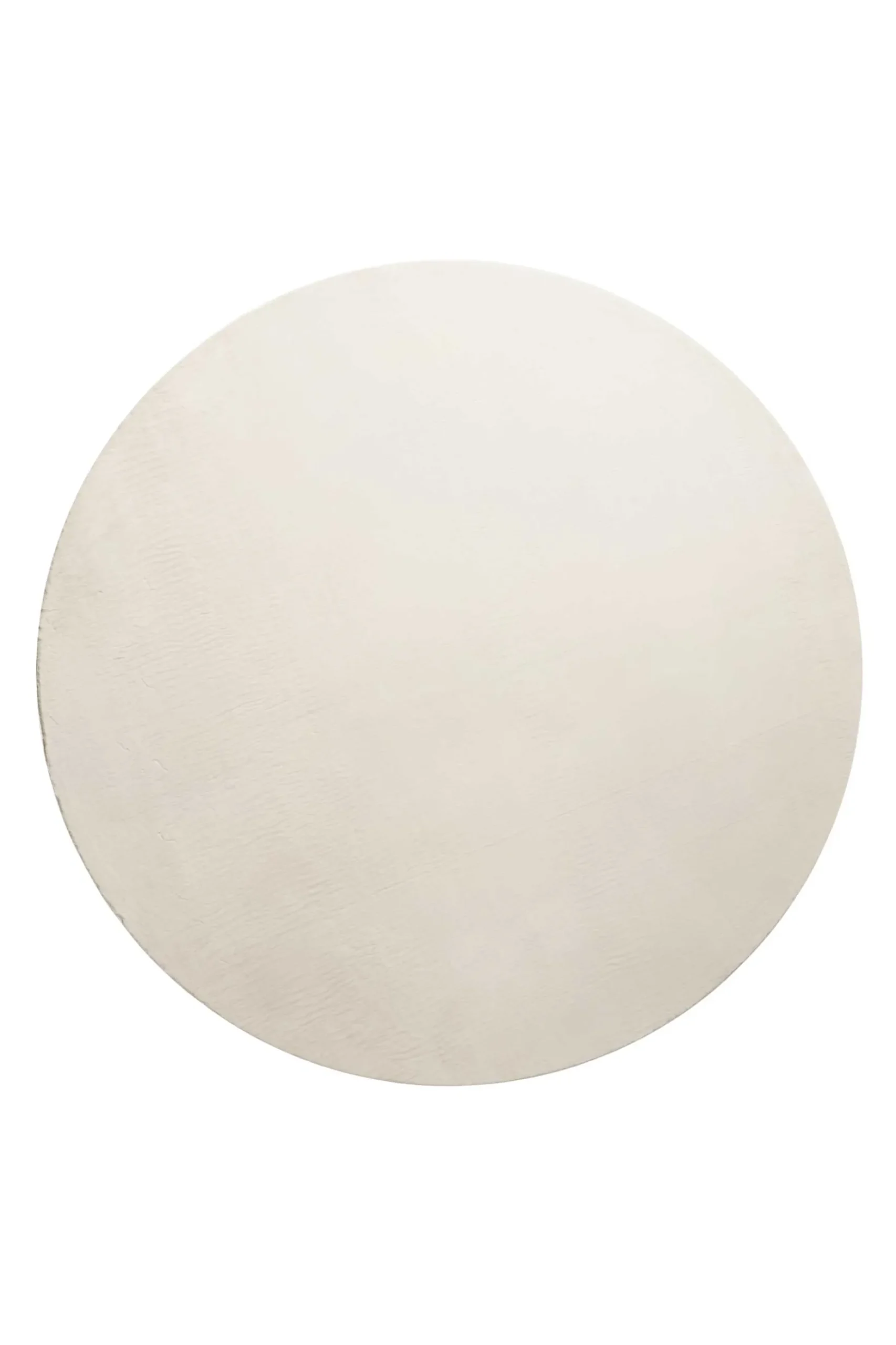 Kunstfell Teppich Rund Creme Beige soft & weich "Villa Rosso" Homie Living
