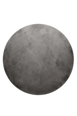 Kunstfell Teppich Rund Grau Anthrazit soft & weich 