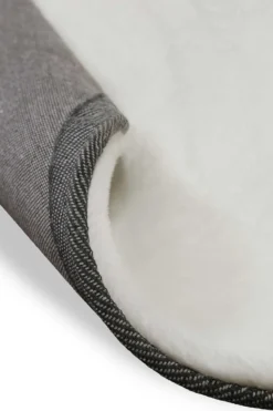 Kunstfell Teppich Rund Weiß flauschig und weich