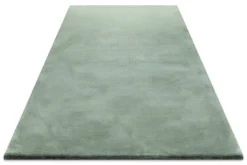 Kunstfell Teppich Türkis flauschig und weich
