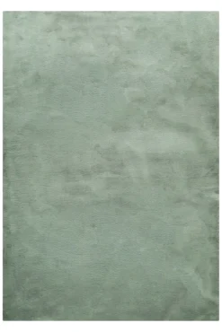 Kunstfell Teppich Türkis flauschig und weich
