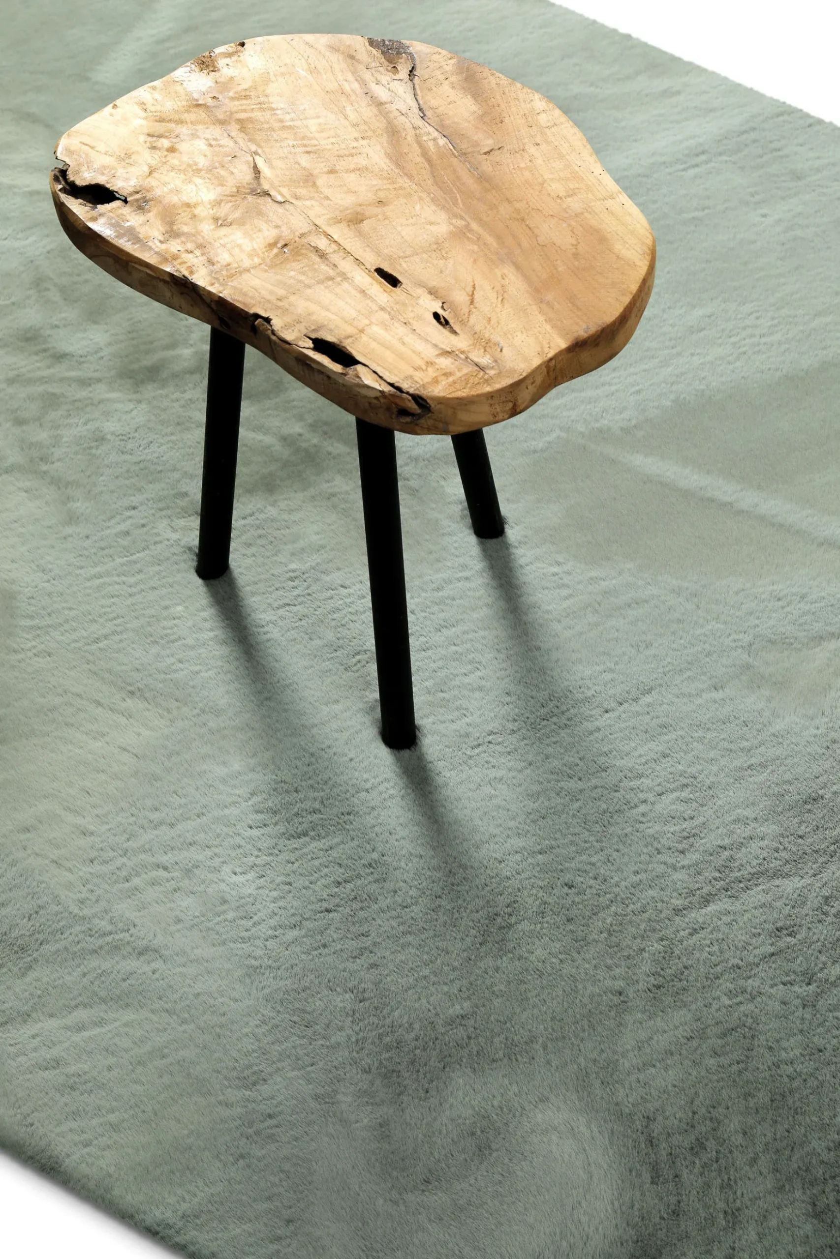 Kunstfell Teppich Türkis flauschig und weich "Anna" WECONhome Basics