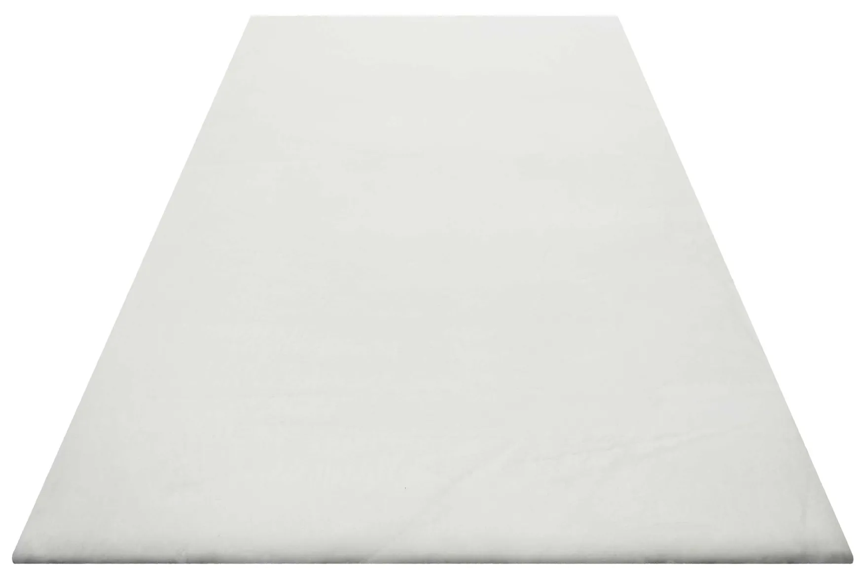 Kunstfell Teppich Weiß flauschig und weich "Anna" WECONhome Basics