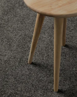 Kurzflorteppich Anthrazit grau 