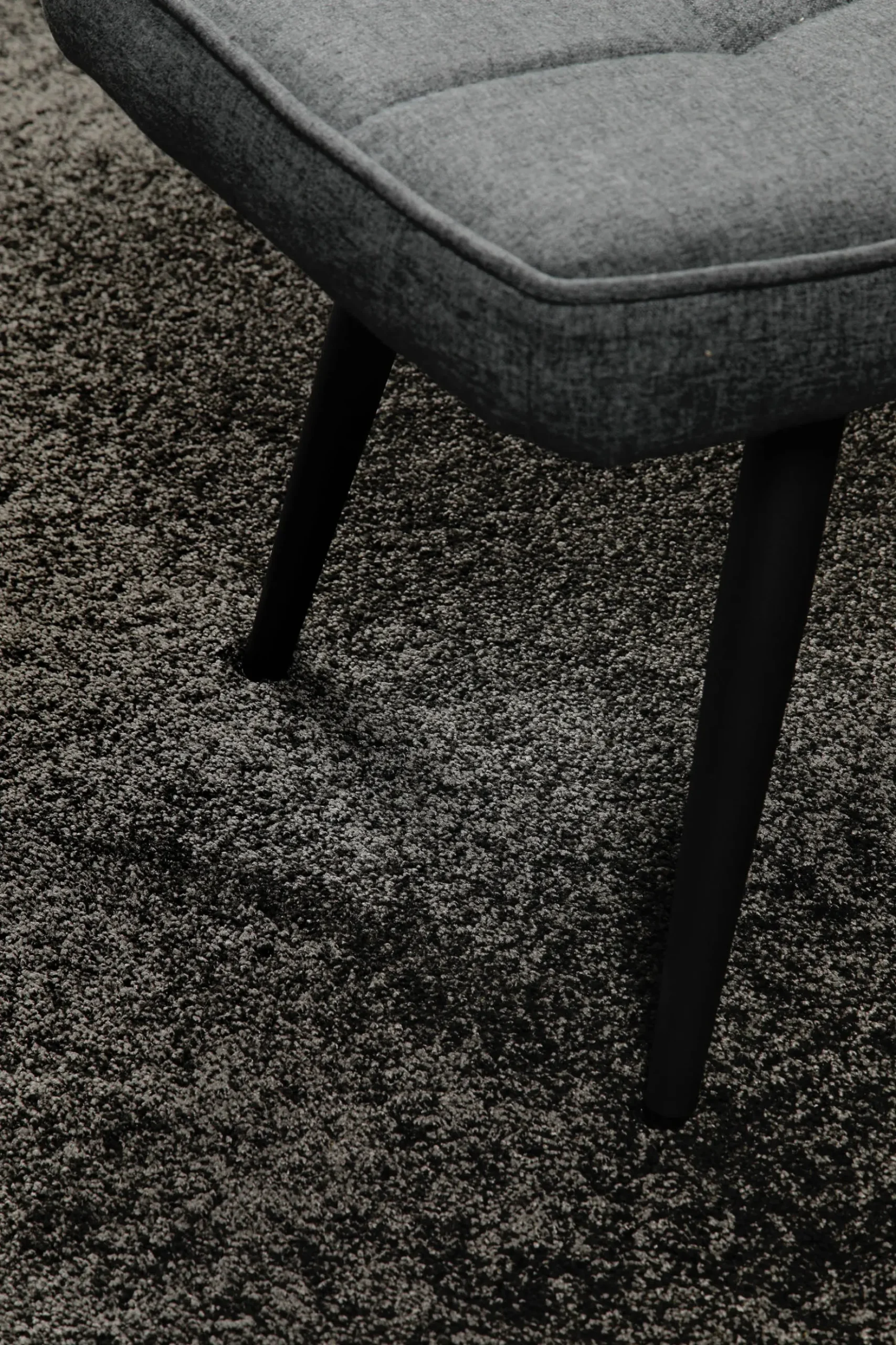 Kurzflorteppich Anthrazit "Wogh" WECONhome