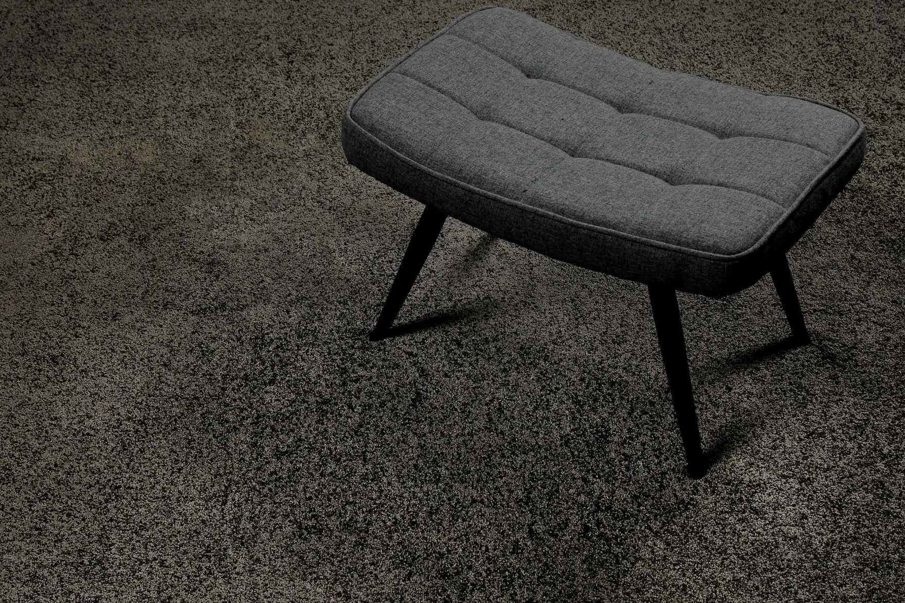 Kurzflorteppich Anthrazit "Wogh" WECONhome