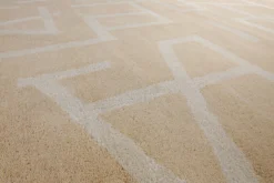 Kurzflor Teppich aus Schurwolle Sand Beige "Beatrice" WECONhome