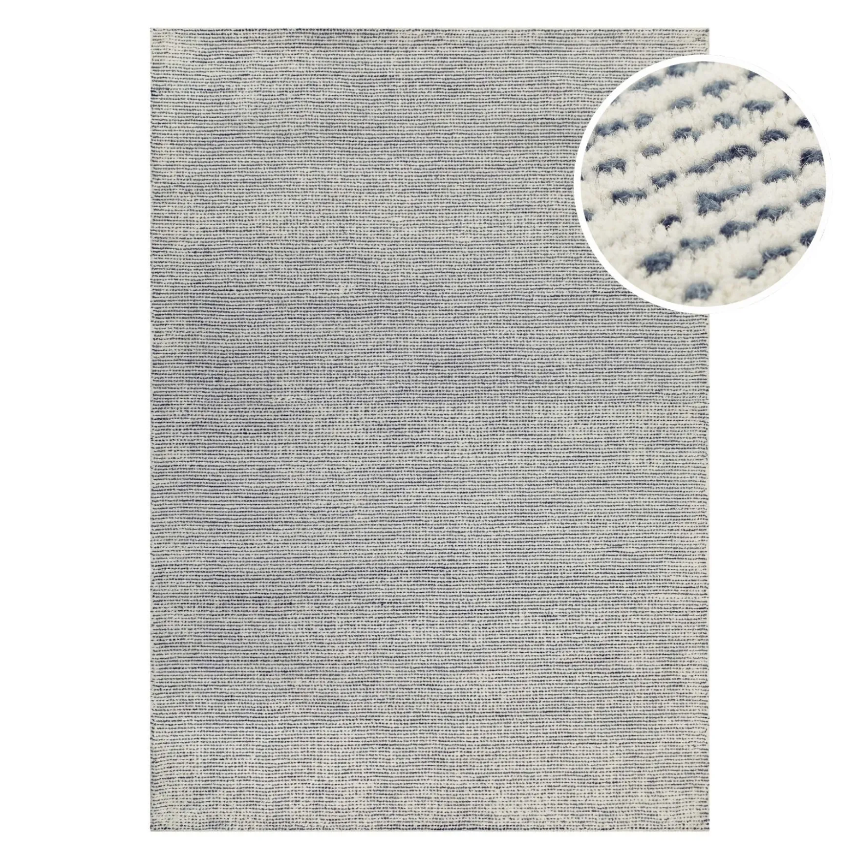 Kurzflor Teppich Blau "Hamptons THIRTYTWO" WECONhome