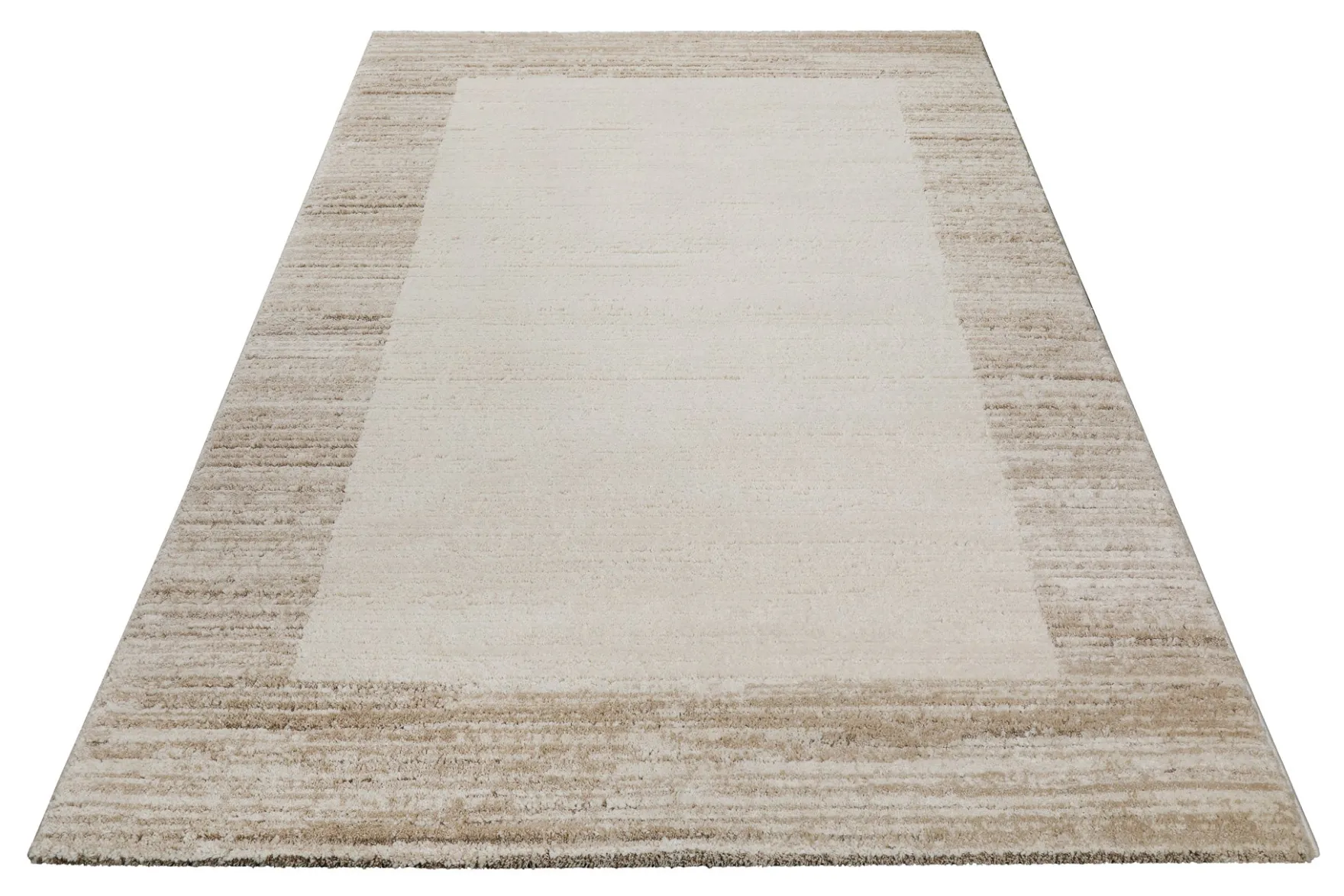 Kurzflor Teppich Creme Beige "Thorben" WECONhome