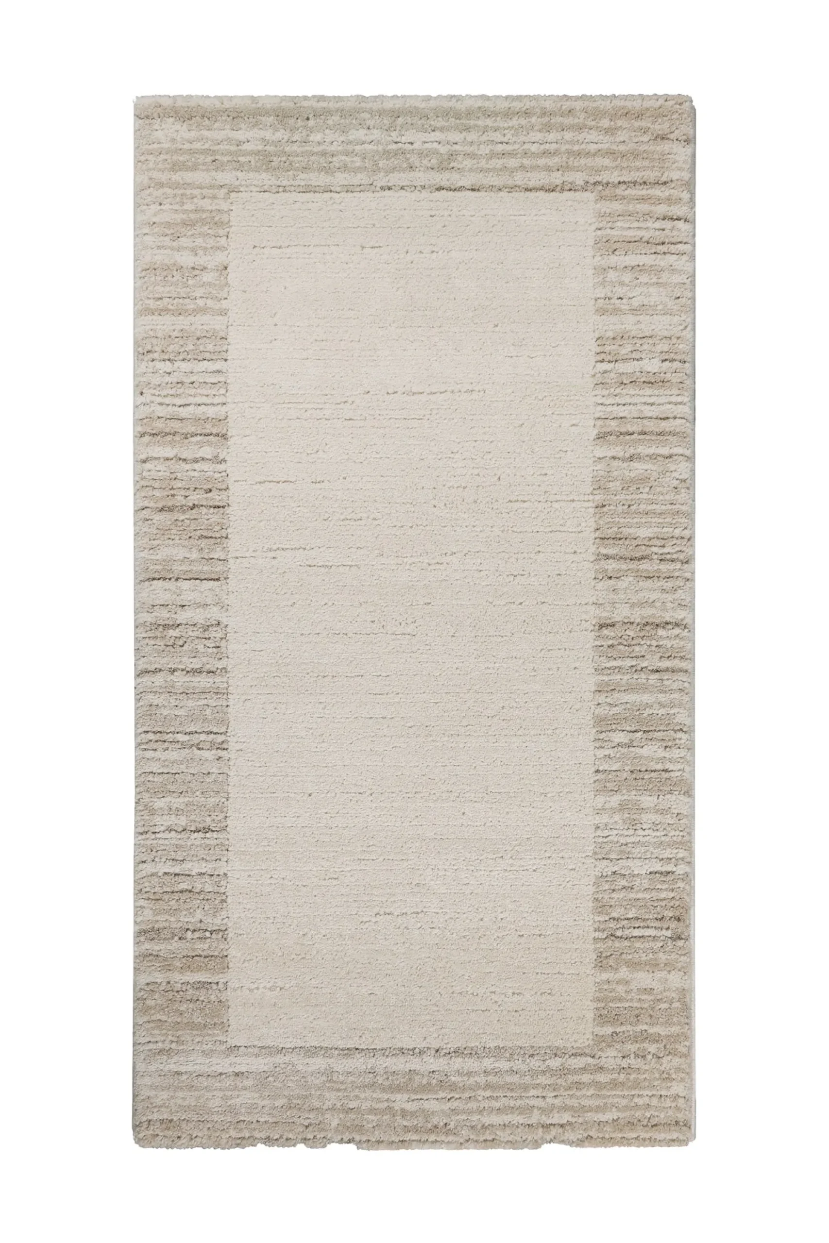Kurzflor Teppich Creme Beige "Thorben" WECONhome