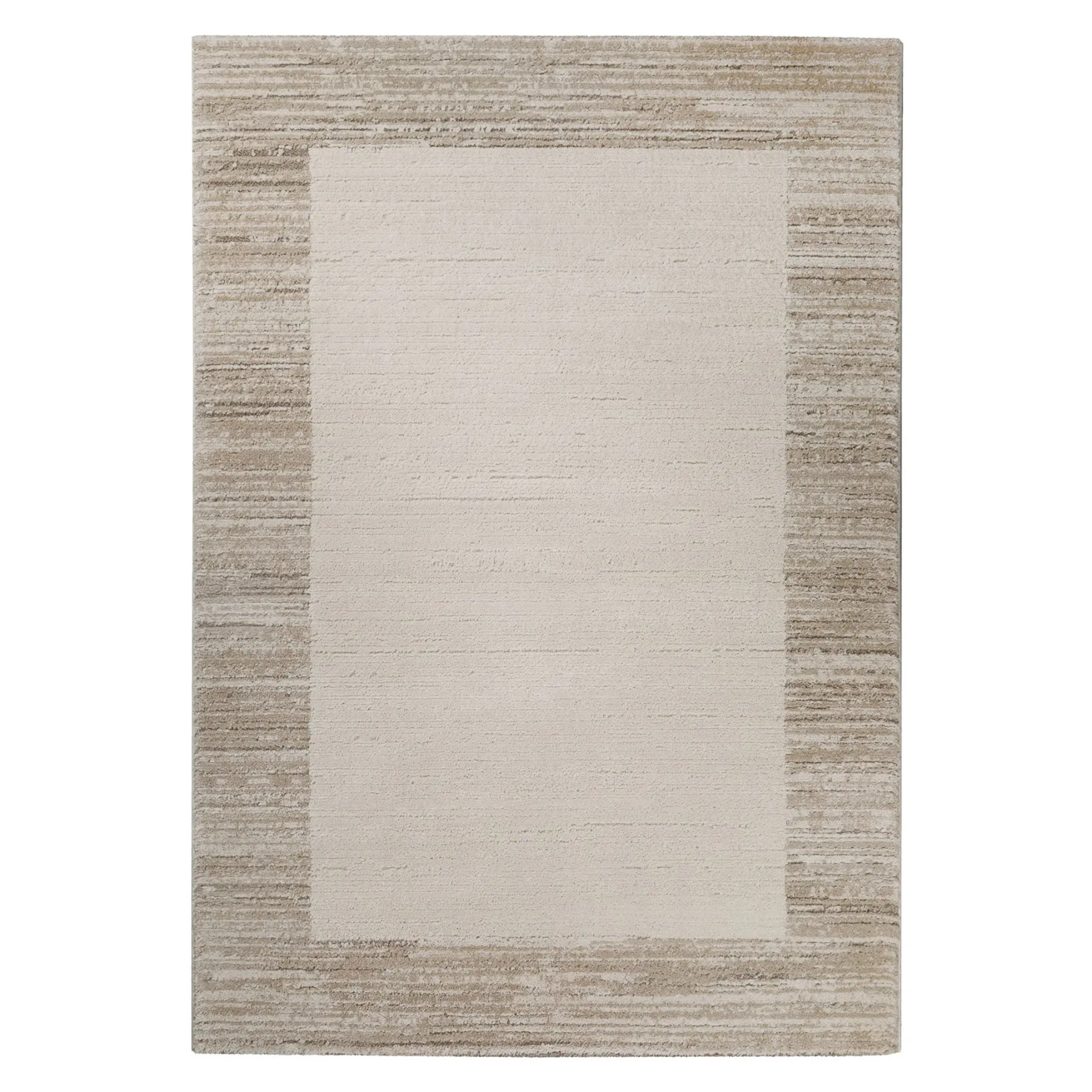 Kurzflor Teppich Creme Beige "Thorben" WECONhome