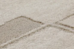Kurzflor Teppich Creme Beige