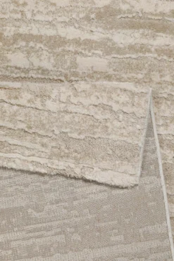 Kurzflor Teppich Creme Beige