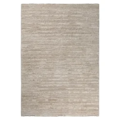 Kurzflor Teppich Creme Beige