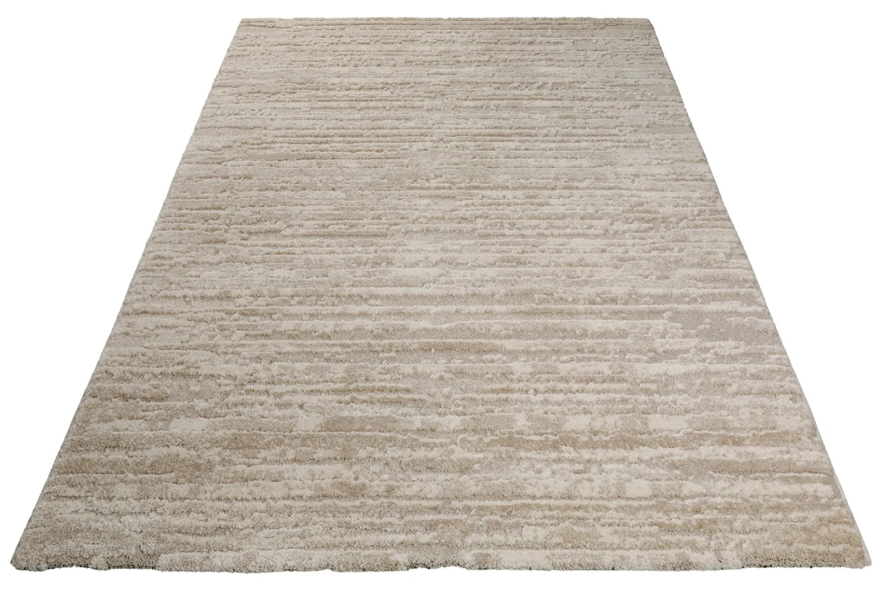 Kurzflor Teppich Creme Beige "Peer" WECONhome
