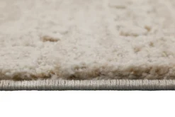 Kurzflor Teppich Creme Beige
