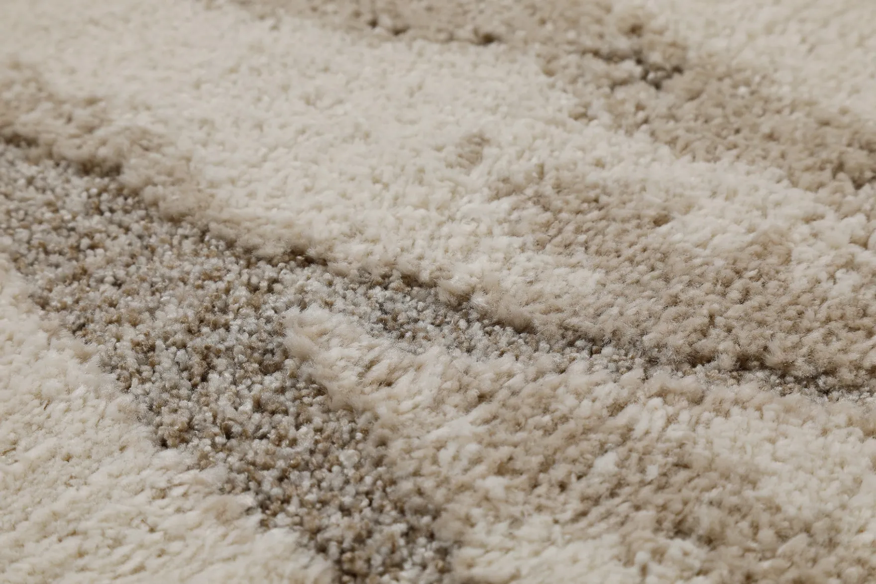 Kurzflor Teppich Creme Beige "Fynn" WECONhome