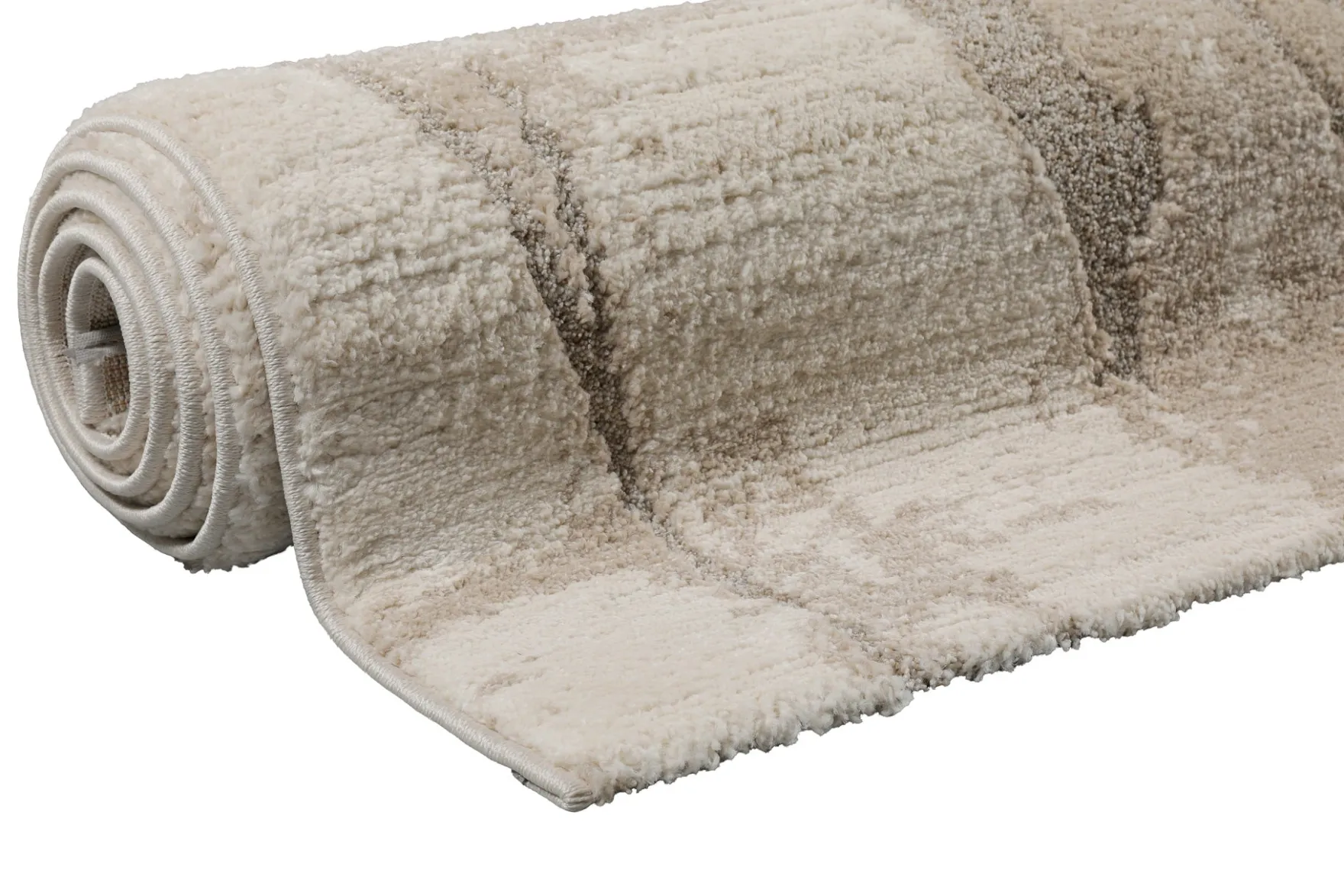 Kurzflor Teppich Creme Beige "Fynn" WECONhome