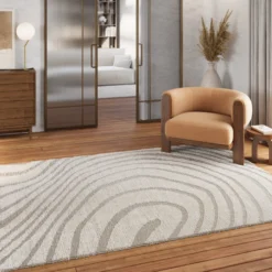 Kurzflor Teppich Creme Beige "Björn" WECONhome