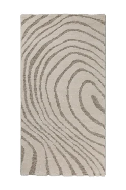 Kurzflor Teppich Creme Beige