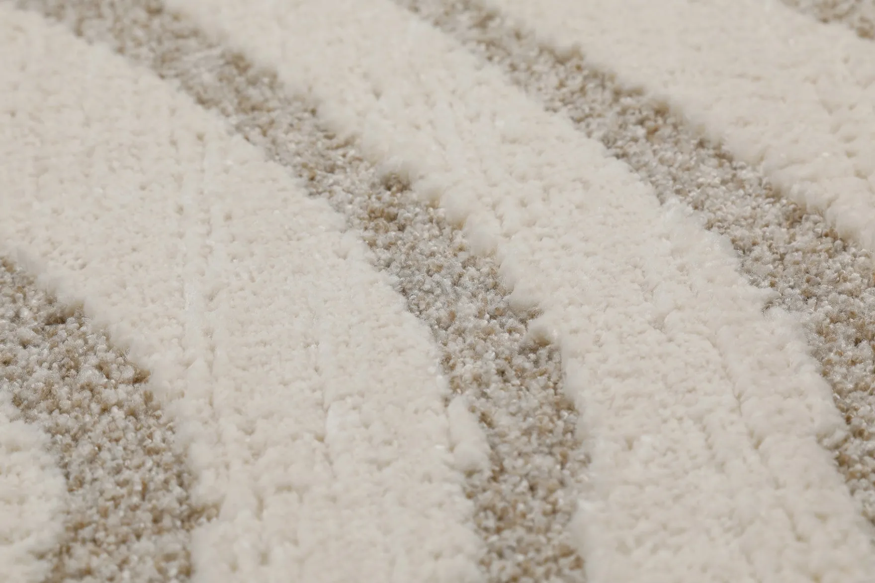 Kurzflor Teppich Creme Beige "Björn" WECONhome