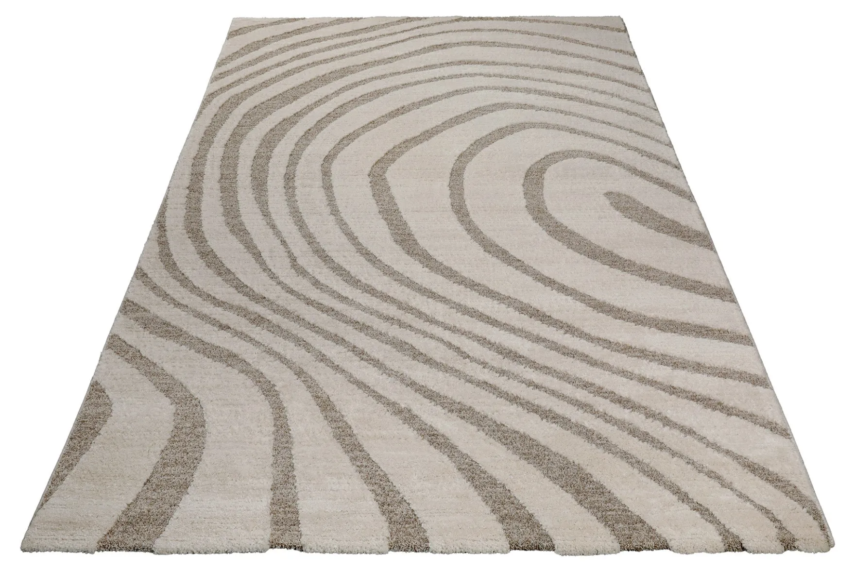 Kurzflor Teppich Creme Beige "Björn" WECONhome