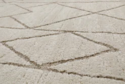 Kurzflor Teppich Creme Beige