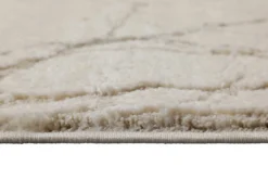 Kurzflor Teppich Creme Beige