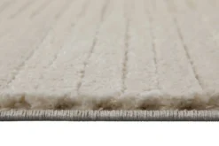 Kurzflor Teppich Creme Beige 