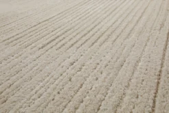 Kurzflor Teppich Creme Beige 