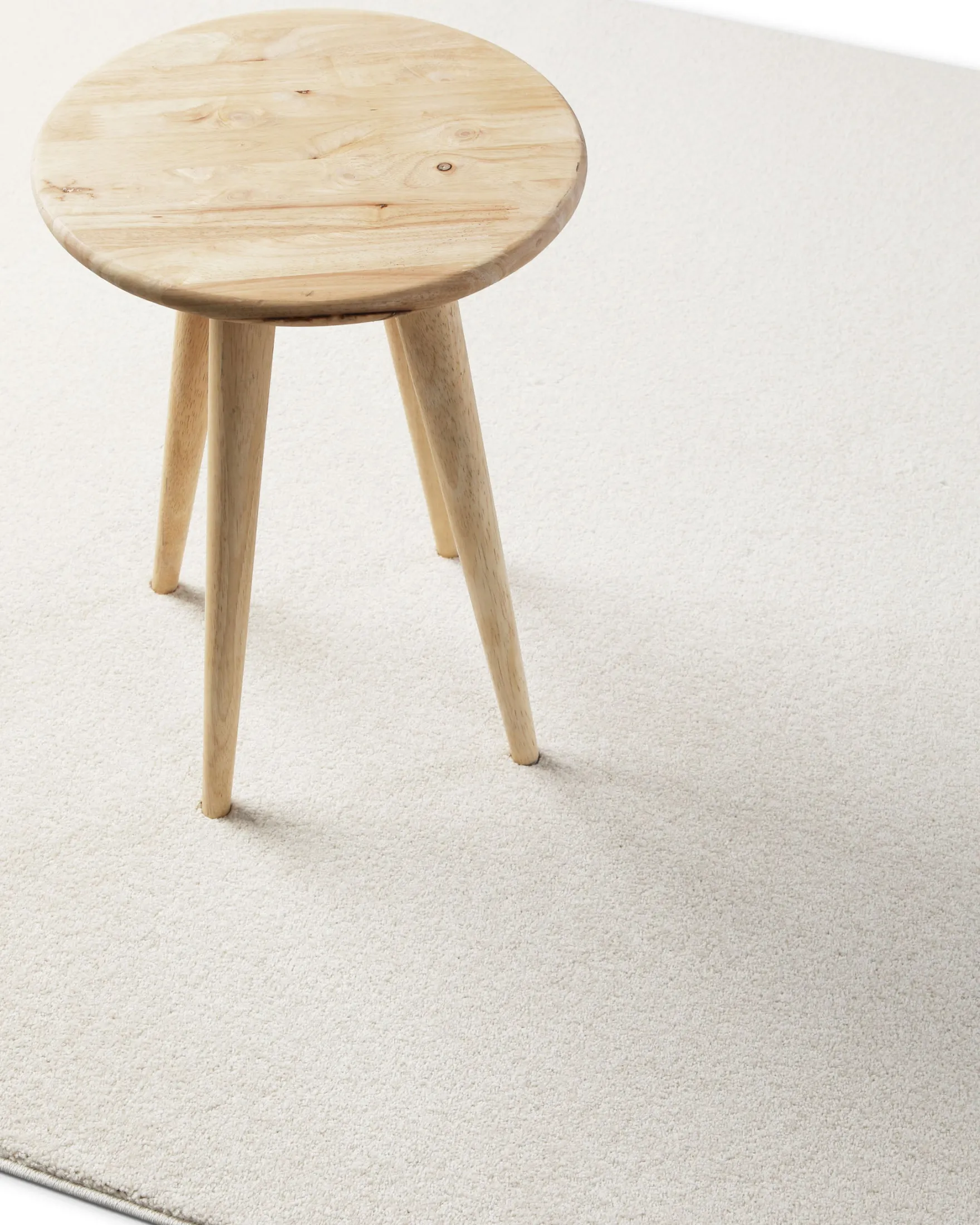 Kurzflorteppich Creme Weiß "Freja" WECONhome Basics