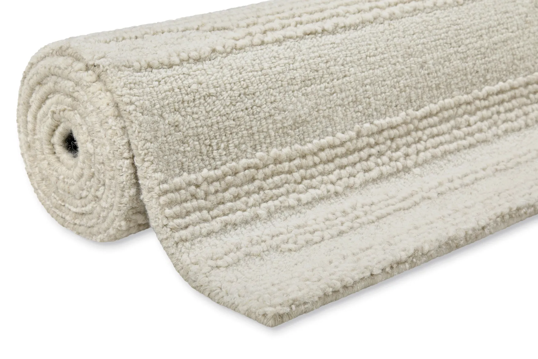 Kurzflor Teppich Creme Weiß "Hamptons TWENTYSEVEN" WECONhome