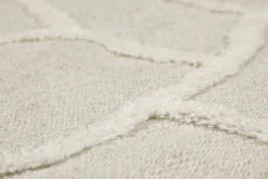 Kurzflor Teppich Creme Weiß "Hamptons TWENTYSIX" WECONhome