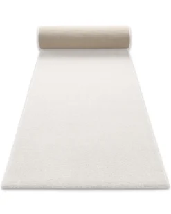 Kurzflorteppich Creme Weiß