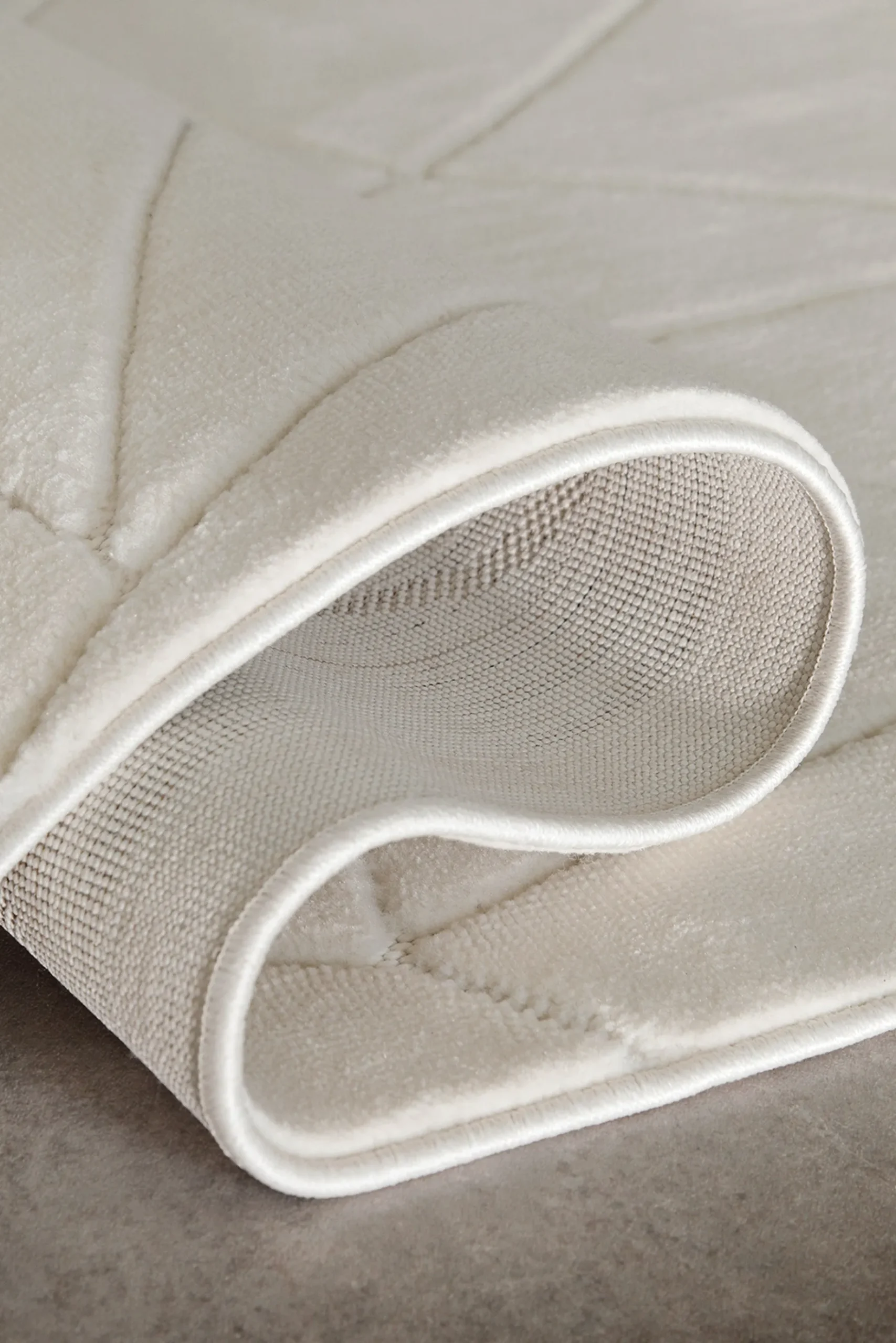 Kurzflorteppich Creme Weiß "Unplugged" WECONhome