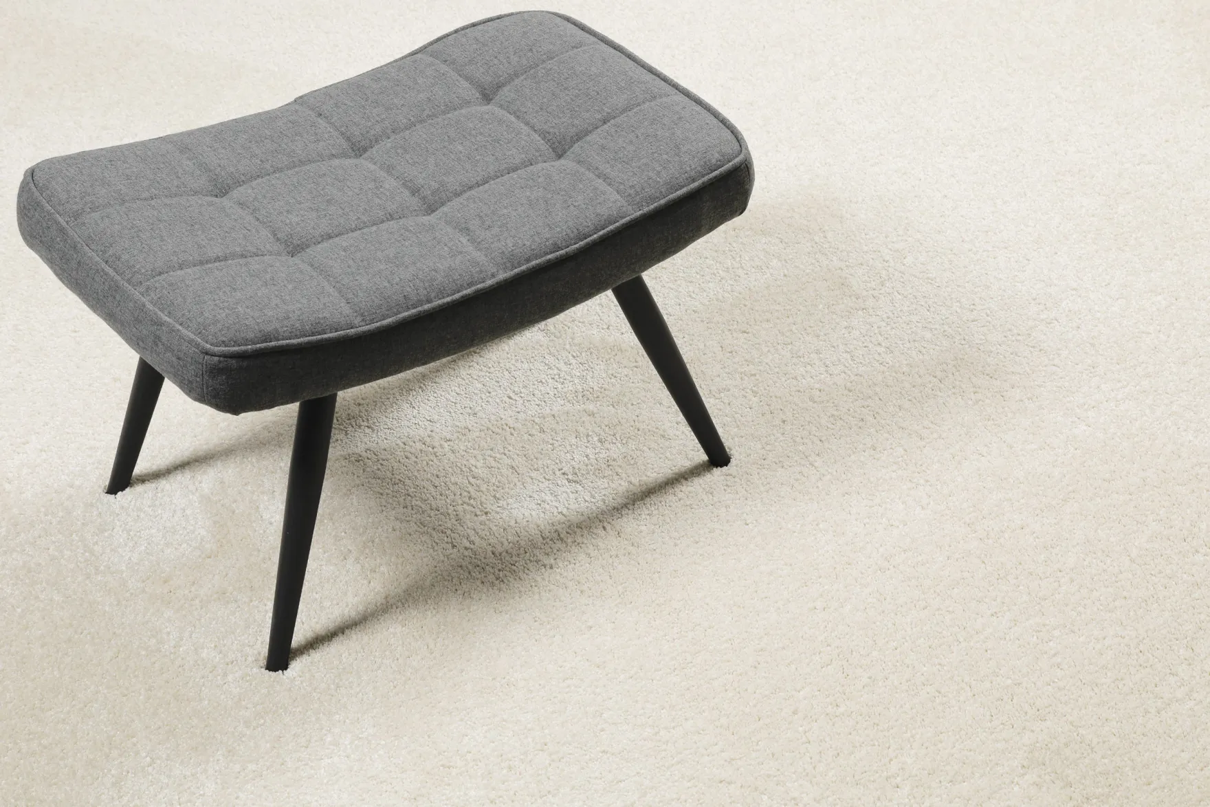 Kurzflorteppich Creme Weiß "Wogh" WECONhome