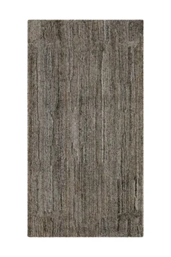 Kurzflor Teppich Grau Braun meliert 