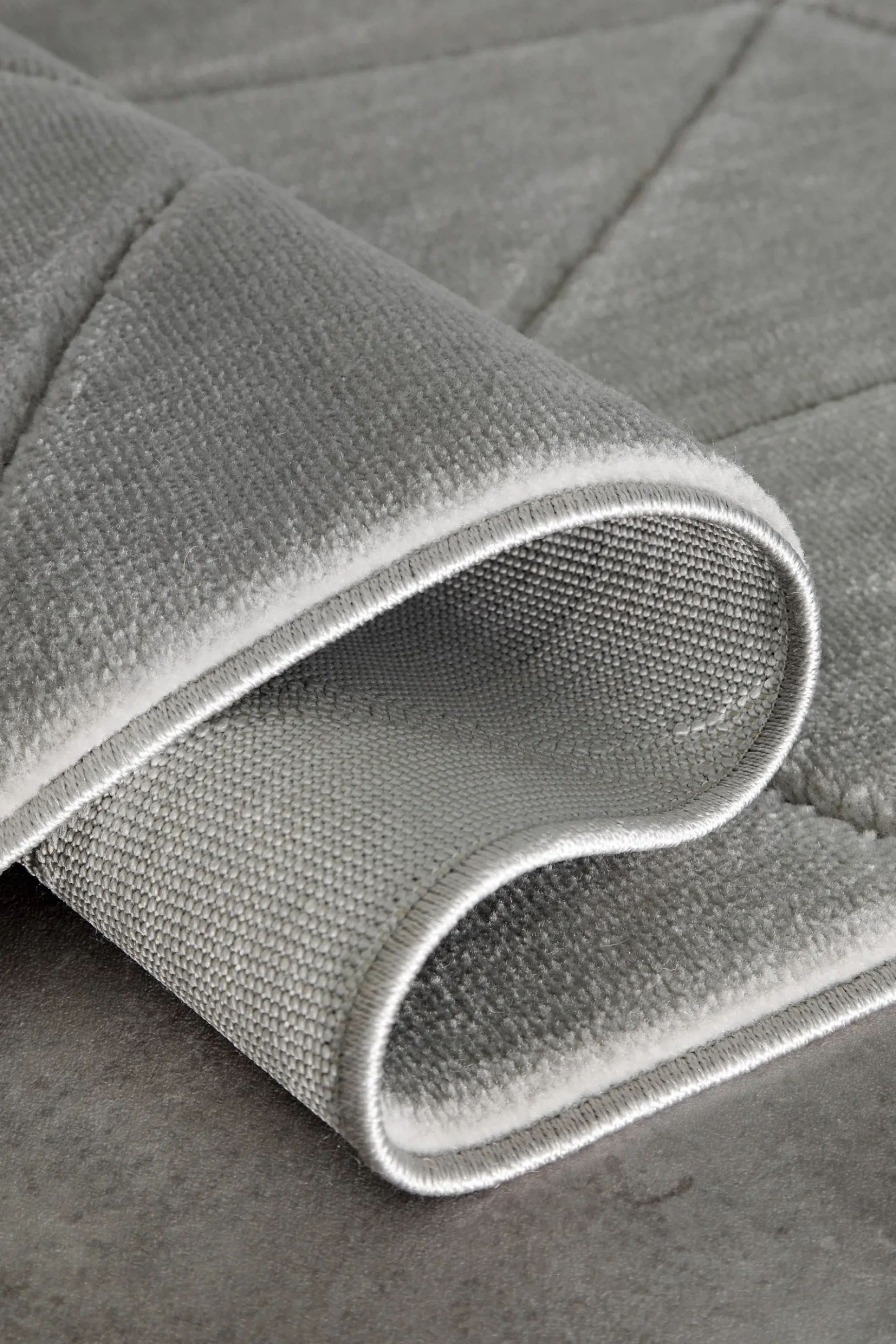 Kurzflorteppich Grau "Unplugged" WECONhome