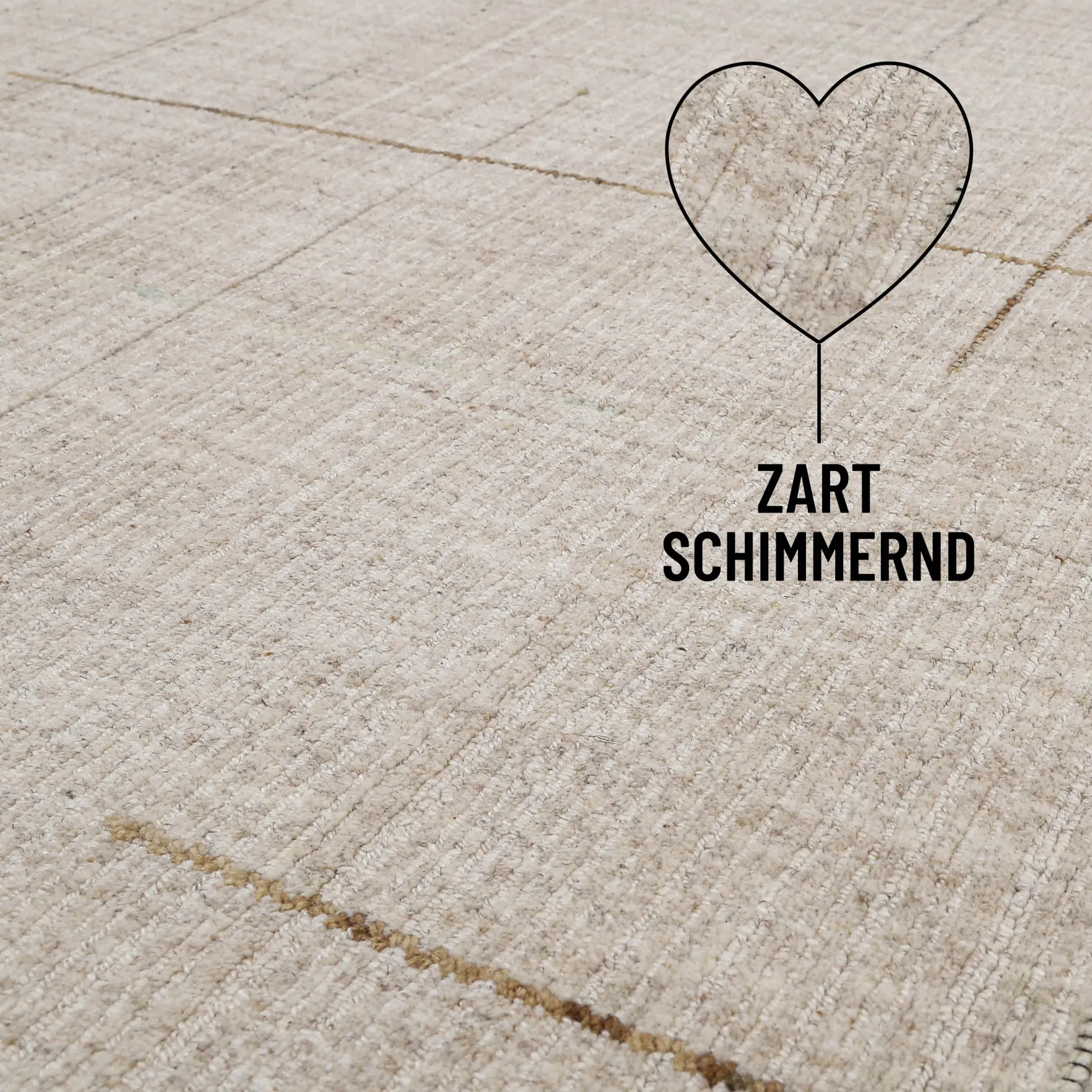 Kurzflor Teppich Greige "Milly" WECONhome