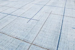 Kurzflor Teppich Licht Blau