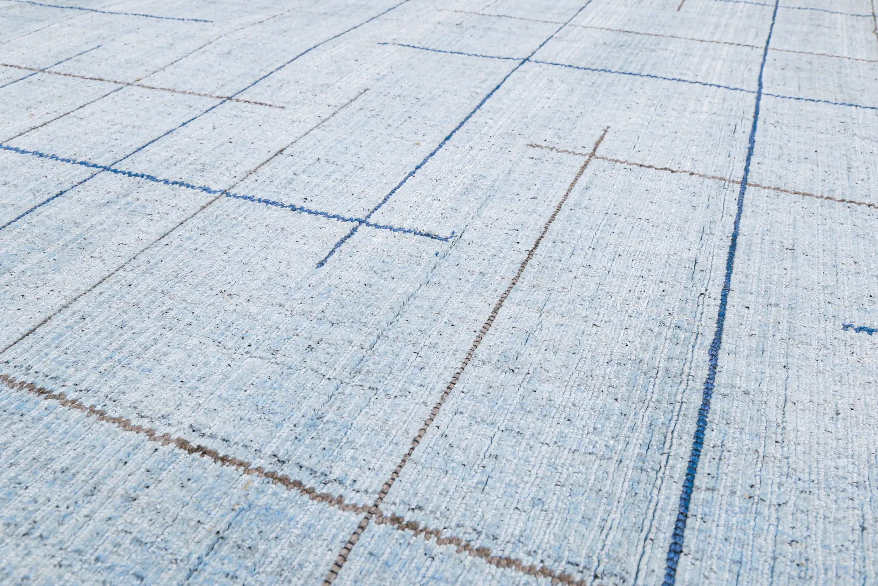 Kurzflor Teppich Licht Blau "Milly" WECONhome