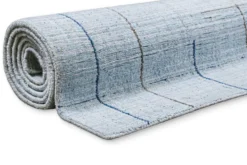 Kurzflor Teppich Licht Blau