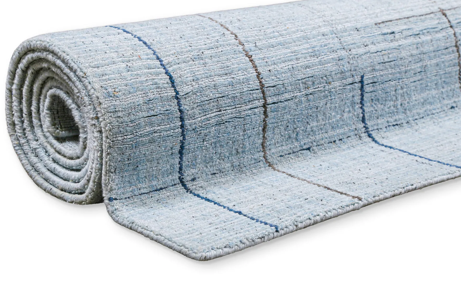 Kurzflor Teppich Licht Blau "Milly" WECONhome