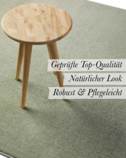 Kurzflorteppich Licht Grün