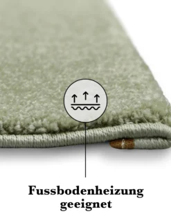 Kurzflorteppich Licht Grün