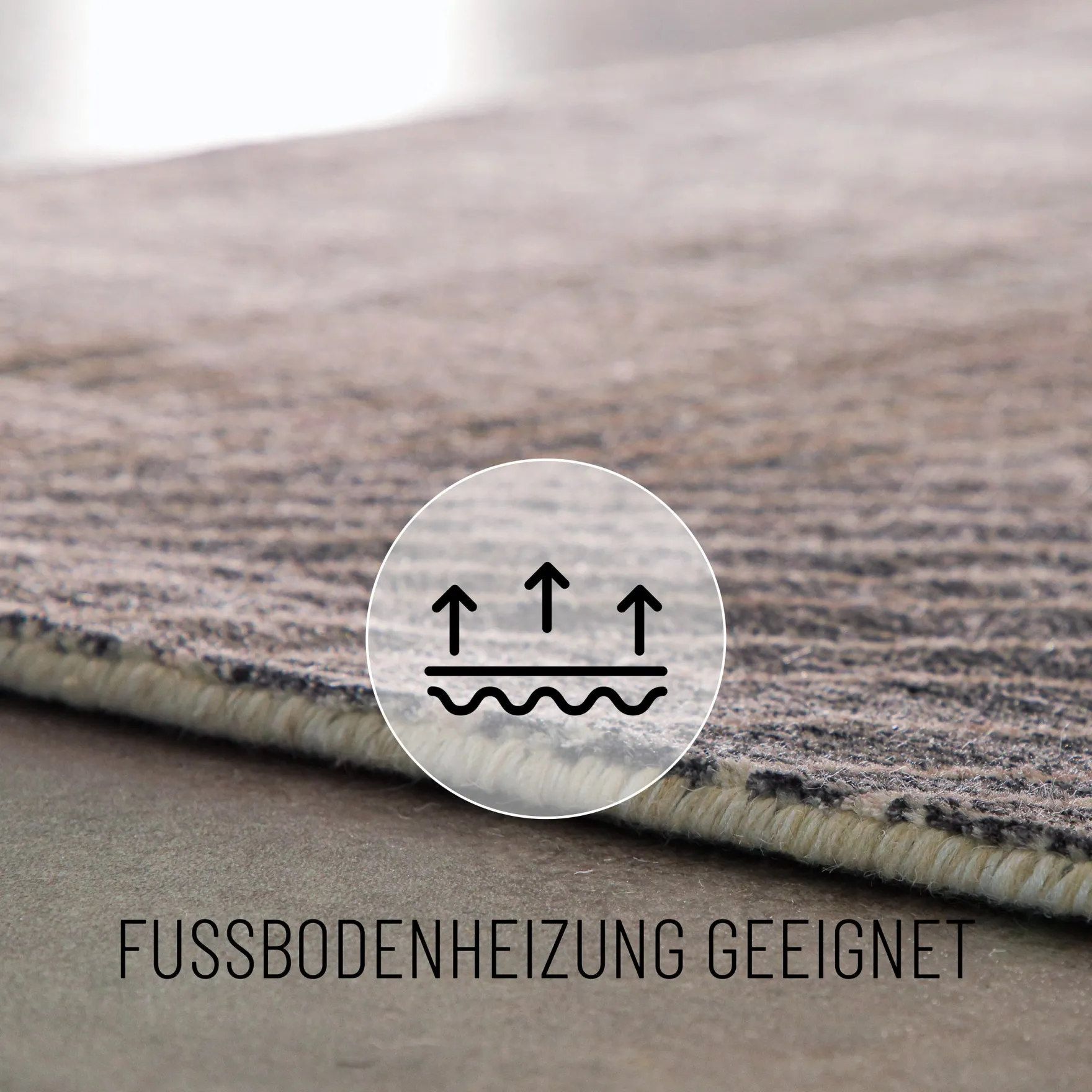 Kurzflorteppich Multi aus Viskose & Schurwolle "Skai" WECONhome