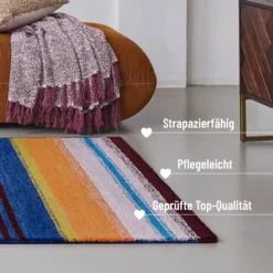 Kurzflorteppich Multi