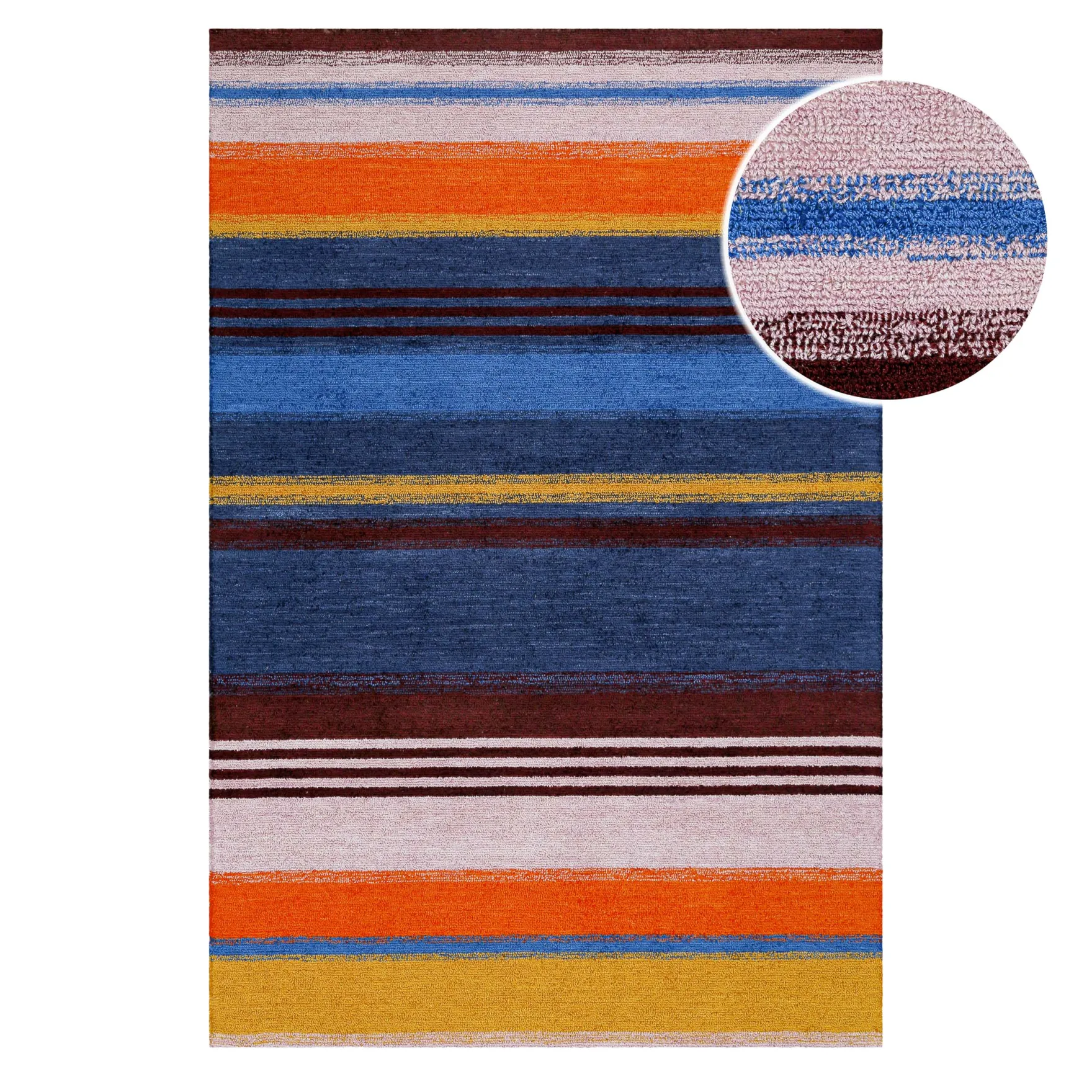 Kurzflorteppich Multi "Petrol" WECONhome